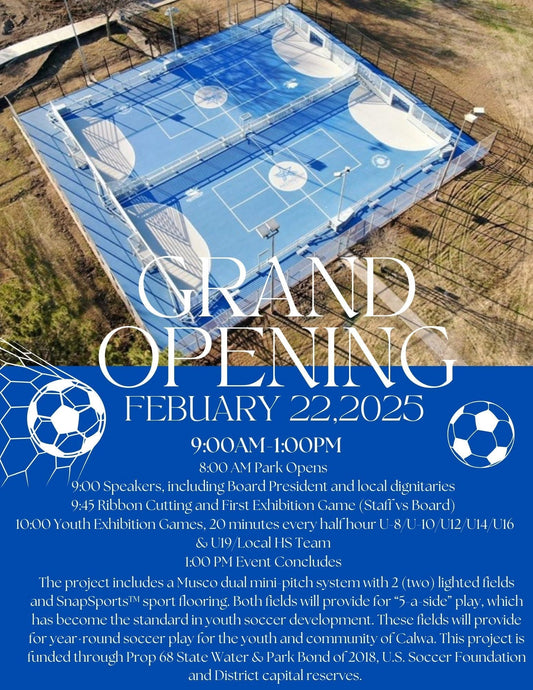A New Era for Footy in Fresno: Grand Opening of Two Futsal Courts at Calwa Park